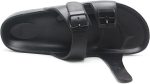 Men’s Lightweight Comfort Slides Double Buckle Slip-on Adjustable Orthopedic Flat Sandals - Image 2