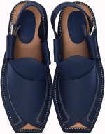 Premium Leather Summer Sandals for Men - Black Double Sole Comfort Slip-On Walking Outdoor Casual Footwear - Image 2