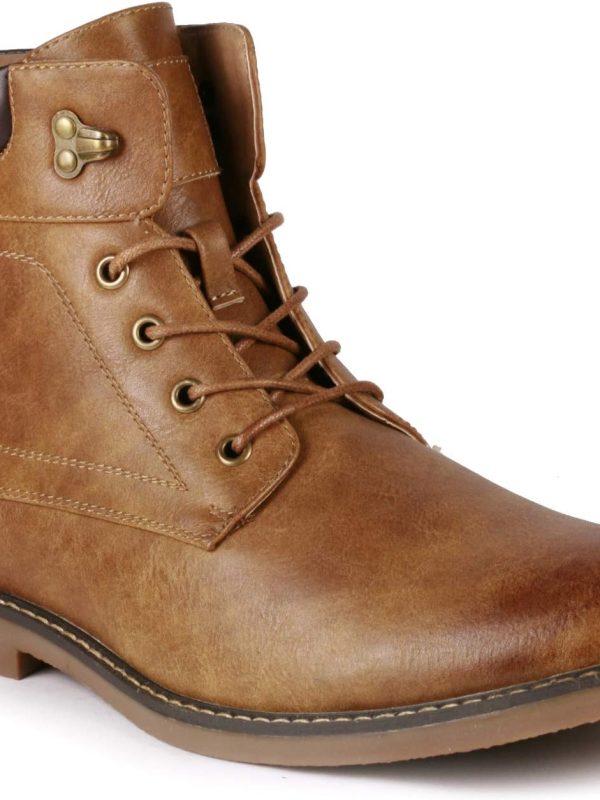 Men's Lace up Casual Fashion Ankle Oxford Boot