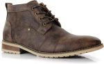 Men's Ankle Boots | Lace-Up Cap Toe Style Dress Boot | Casual Fashion for Work