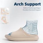 QIGEGE Cloud Slides Sandalsfor Men, Comfort Platform Lightweight Slippers Slides, Foam Shower House Slippers Summer Open Toe Recovery Sandals for Indoor and Outdoor - Image 2