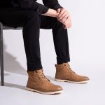 Men's Hiking Boots Motorcycle Casual Boots for Men - Image 2