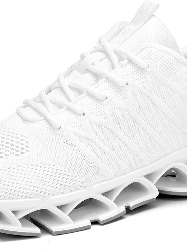 Mens Slip on Running Walking Shoes Blade Tennis Casual Fashion Sneakers Comfort Non Slip Work Sport Athletic Trainer