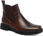 Men's Chelsea Boots Wide, Square Toe Dress Slip-On Ankle Boots