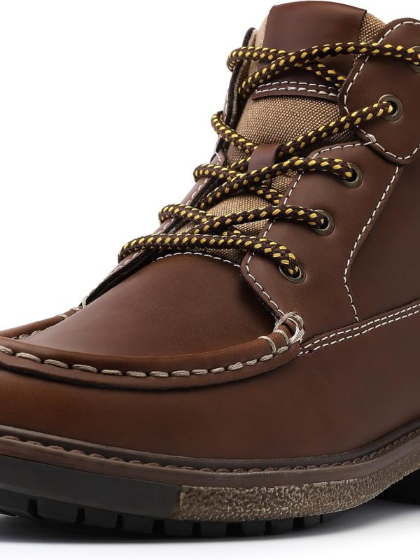 Mens Boots Casual Faux Leather Boots for Men